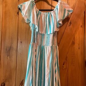 Off-Shoulder Beach Dress